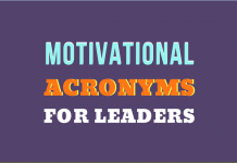 Motivational Acronyms